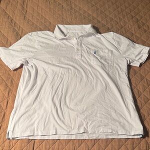 johnnie-O Classic White Polo Shirt